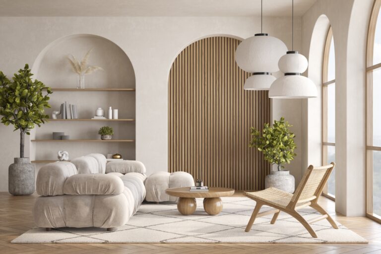 Idealna rasveta za dnevnu sobu – moderan enterijer sa visećim lampama